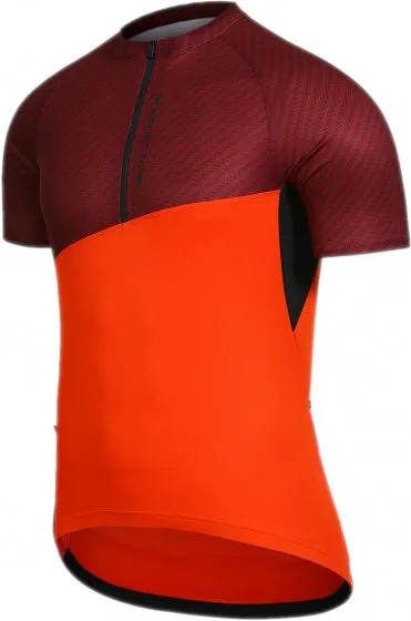 fietsshirt P-So High heren polyester rood mt 2XL